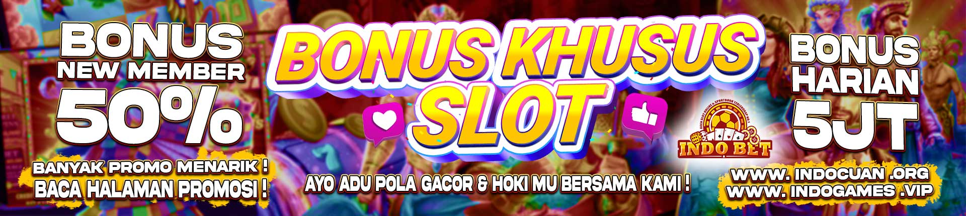 main indobet slot online dengan promo bonus new member